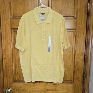 Breakwater Men's Yellow Polo Shirt